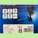 Ventilator 12 Volt Oszillierend mit Klammer