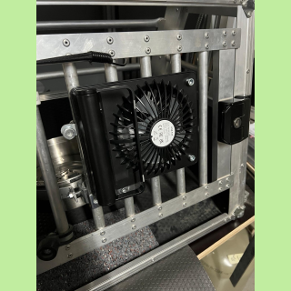 Ventilator mit  Akku und USB mit Clips