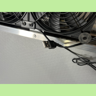 Ventilator mit 2 Lüfter  USB mit Clips