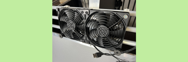 Ventilator mit 2 Lüfter  USB mit Clips