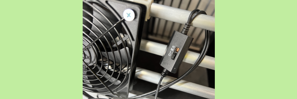 Ventilator mit 2 Lüfter  USB mit Clips